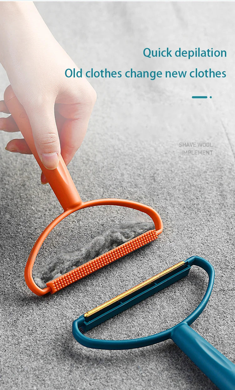 Portable Lint Remover Brush – Manual Fuzz & Fabric Shaver