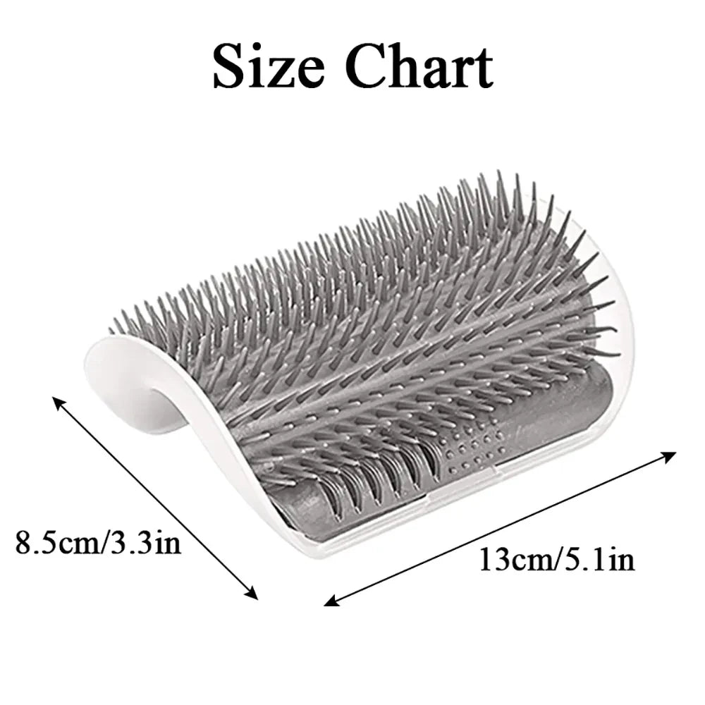 Cat Corner Massage Brush – Self-Grooming Scratcher Comb