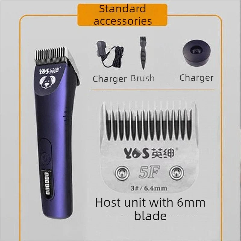 Silent Pet Hair Trimmer – Portable High-Power Clipper