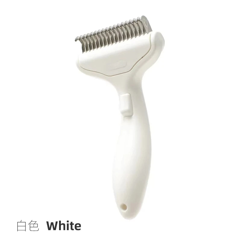 Stainless Steel Dog Deshedding Comb – Dematting Tool