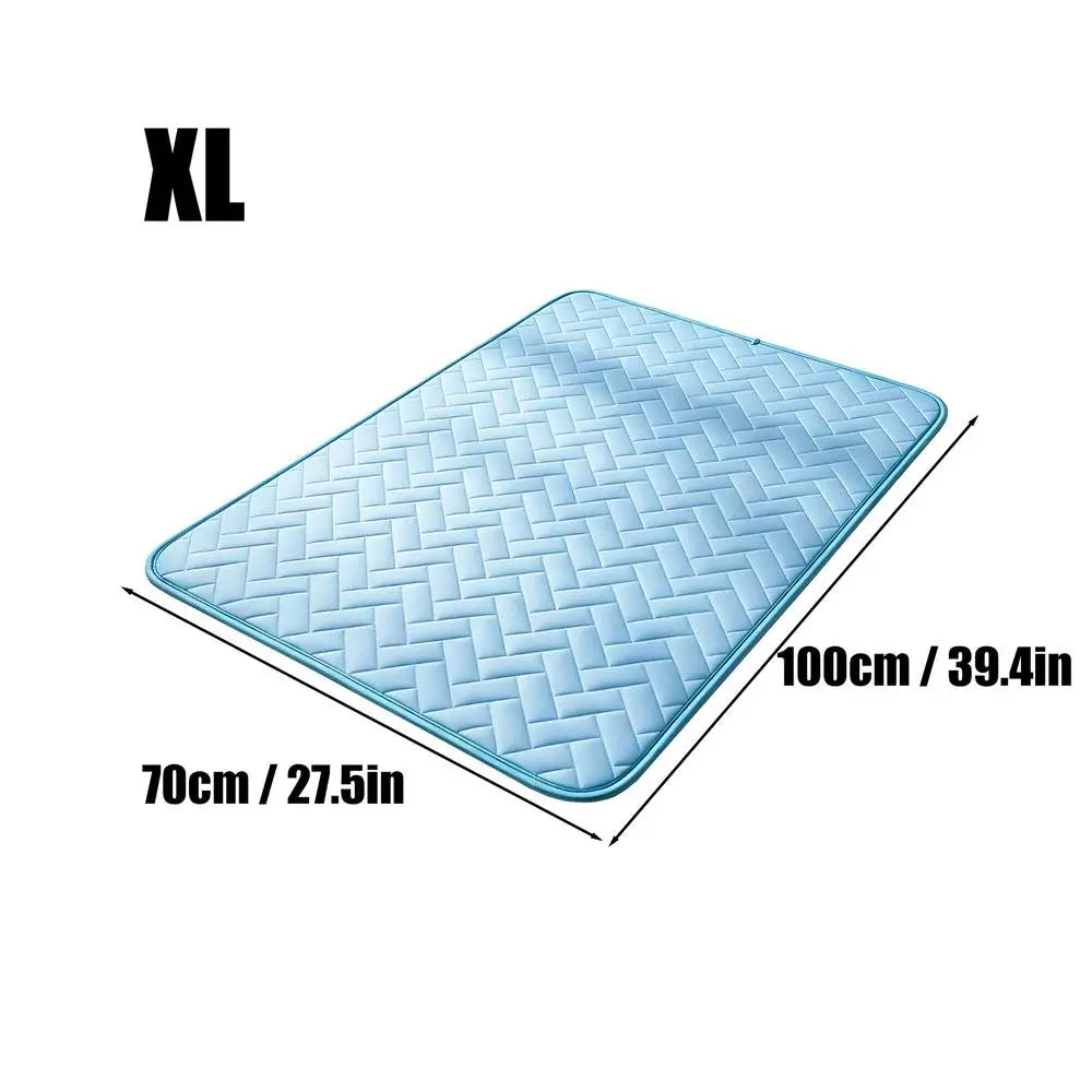 Dog Cooling Mat – Heat Relief Pad for Kennels & Crates