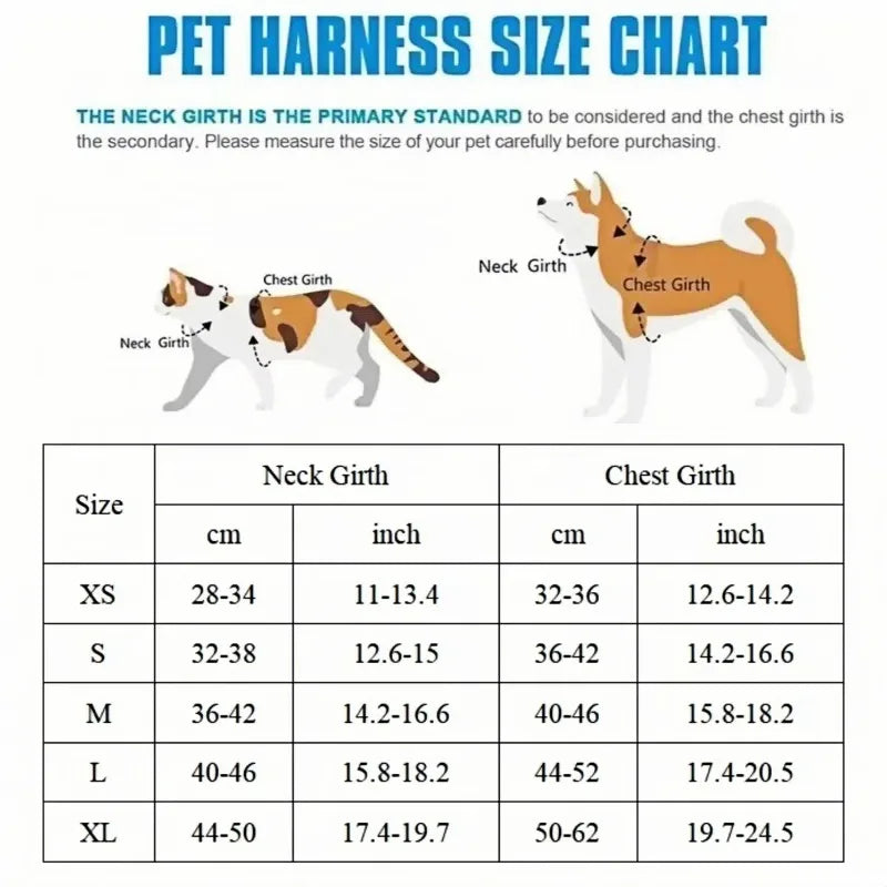 Breathable Dog Harness & Leash Set – Small Breeds