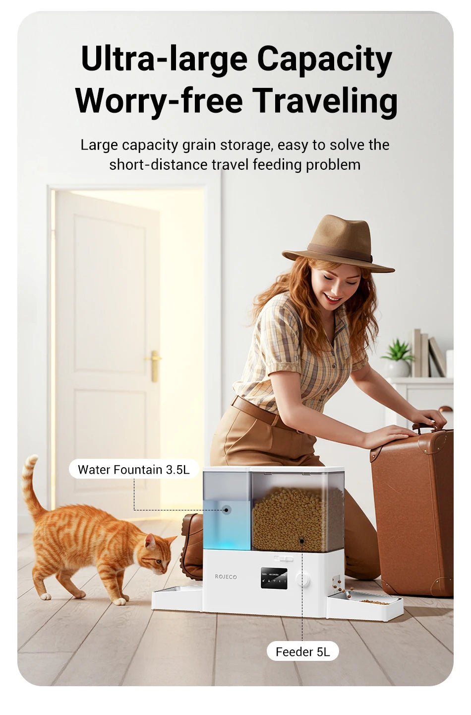Smart WiFi Pet Feeder & Water Fountain