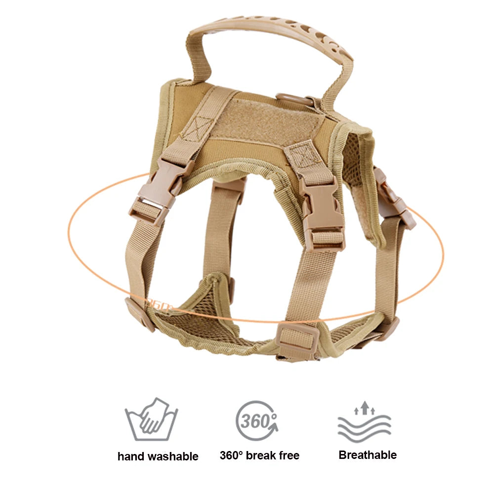 Escape-Proof Cat Harness – Soft Mesh Vest with Handle