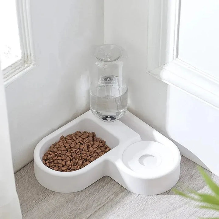 Dual-Use Automatic Pet Drinking & Feeding Bowl