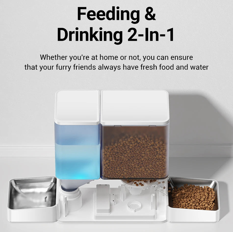 Smart WiFi Pet Feeder & Water Fountain