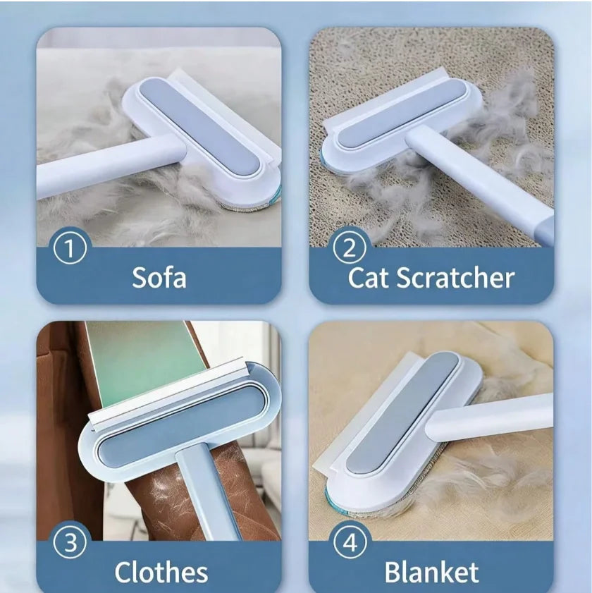 Long Handle Pet Hair Remover – Reusable Lint Brush