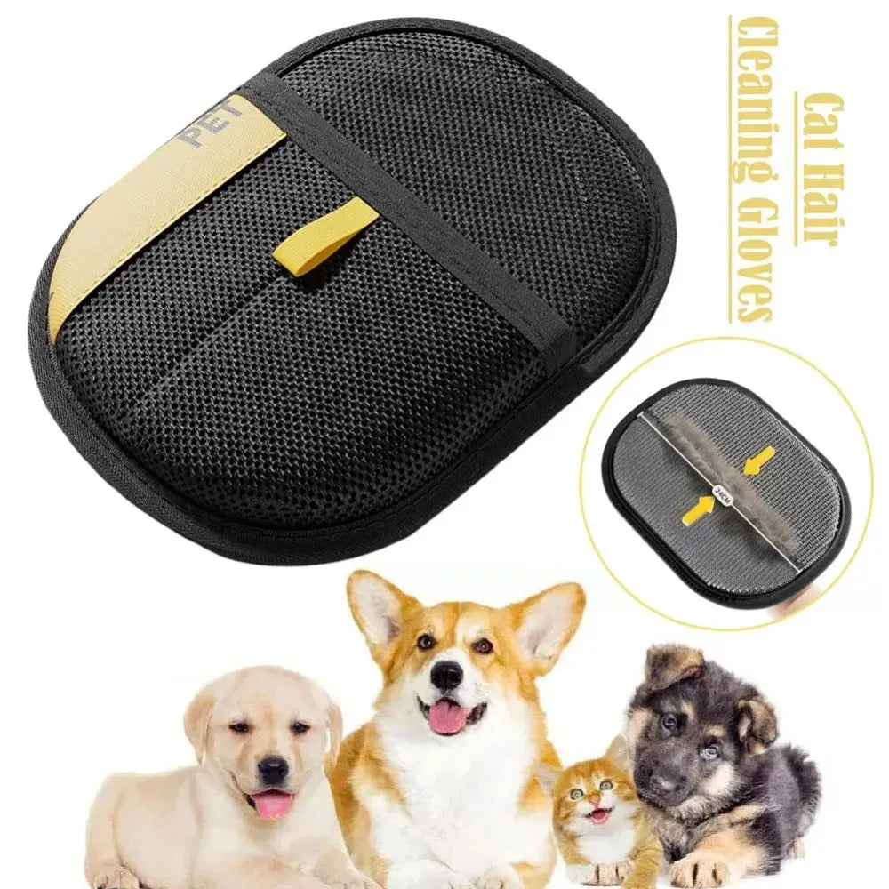 Electrostatic Pet Hair Remover Glove – Reusable Fur Tool