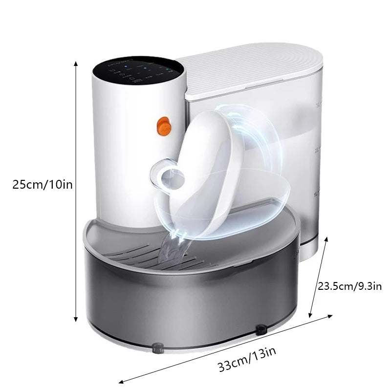 Automatic Cat Water Fountain – No Power Needed