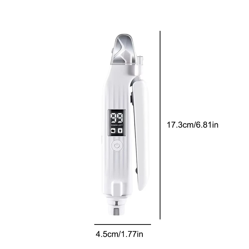 2-in-1 Electric Pet Nail Trimmer & Grinder with LED
