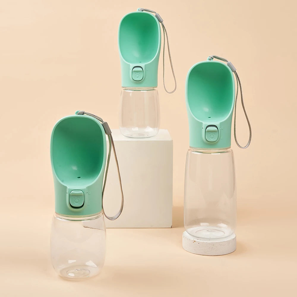 Portable Pet Water Bottle with Lanyard