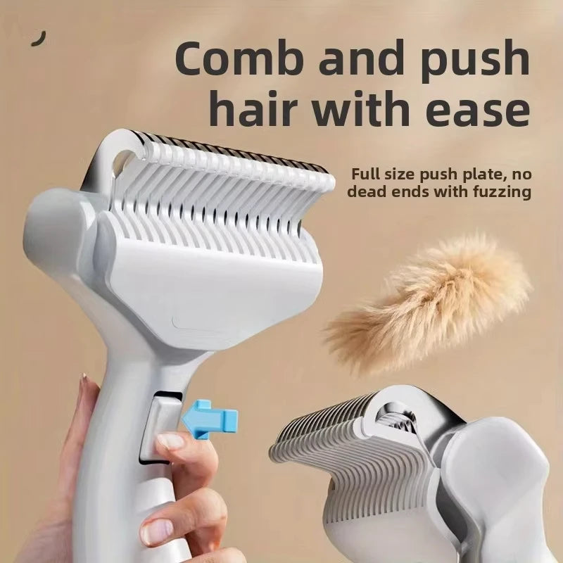 Stainless Steel Dog Deshedding Comb – Dematting Tool