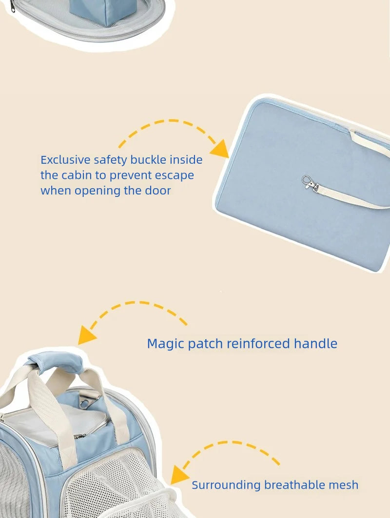 Airline-Approved Pet Travel Carrier Bag