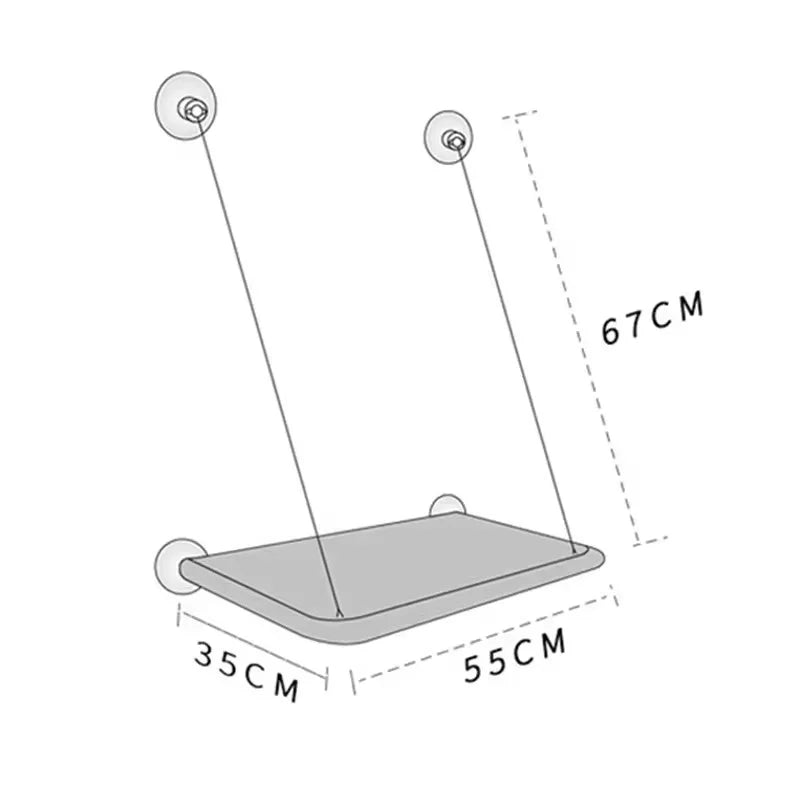 Suction Cup Cat Window Hammock – Easy-Install Perch