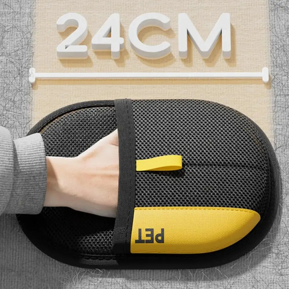 Electrostatic Pet Hair Remover Glove – Reusable Fur Tool