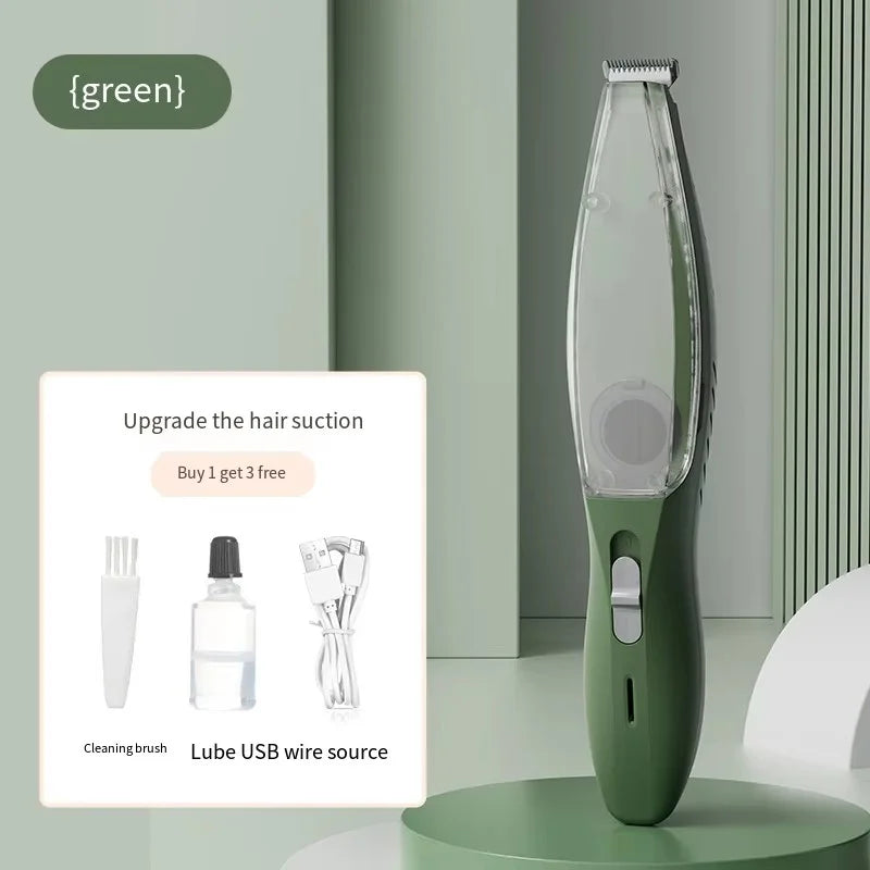 2-in-1 Pet Hair Clipper with Vacuum – Grooming Kit