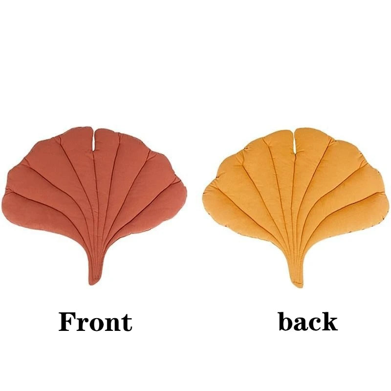 Reversible Leaf Pet Cushion – Non-Slip Travel Bed Mat