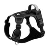 Reflective Dog Harness & Leash Set with Tracker Holder