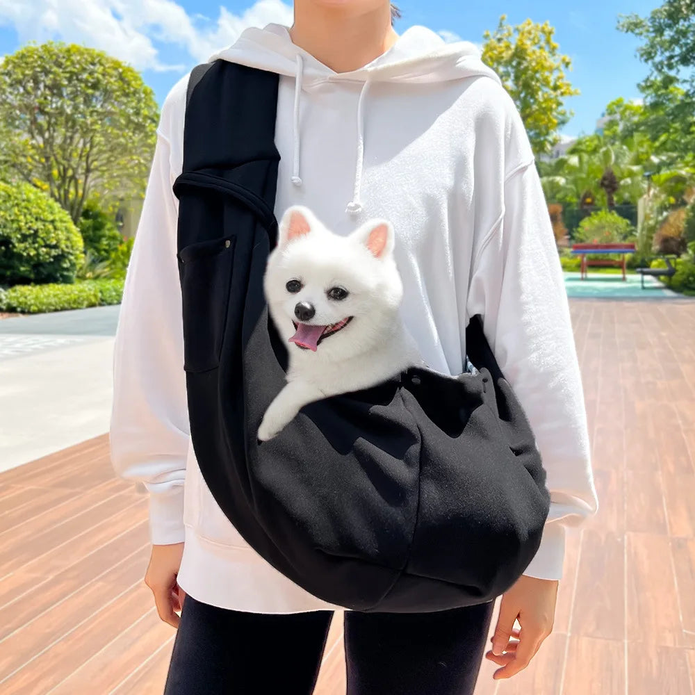Quilted Cat Carrier Sling – Warm Winter Travel Bag