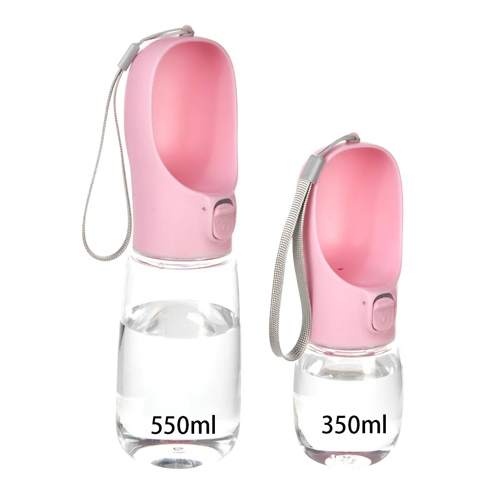 Portable Pet Water Bottle with Lanyard