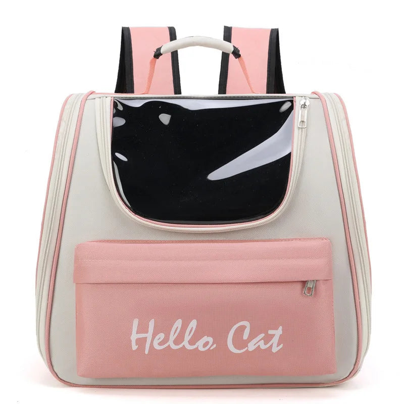 Panoramic Pet Carrier Backpack – Waterproof Oxford