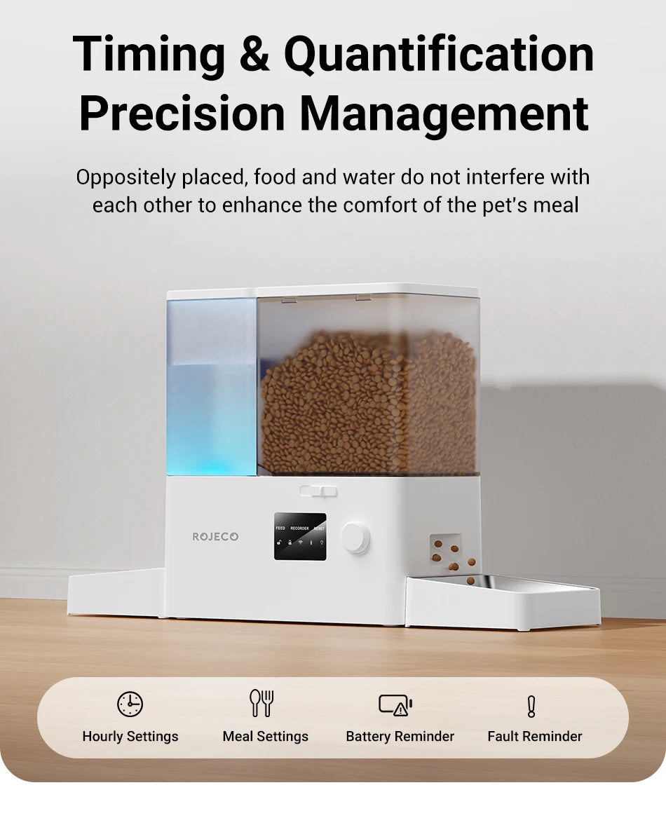 Smart WiFi Pet Feeder & Water Fountain
