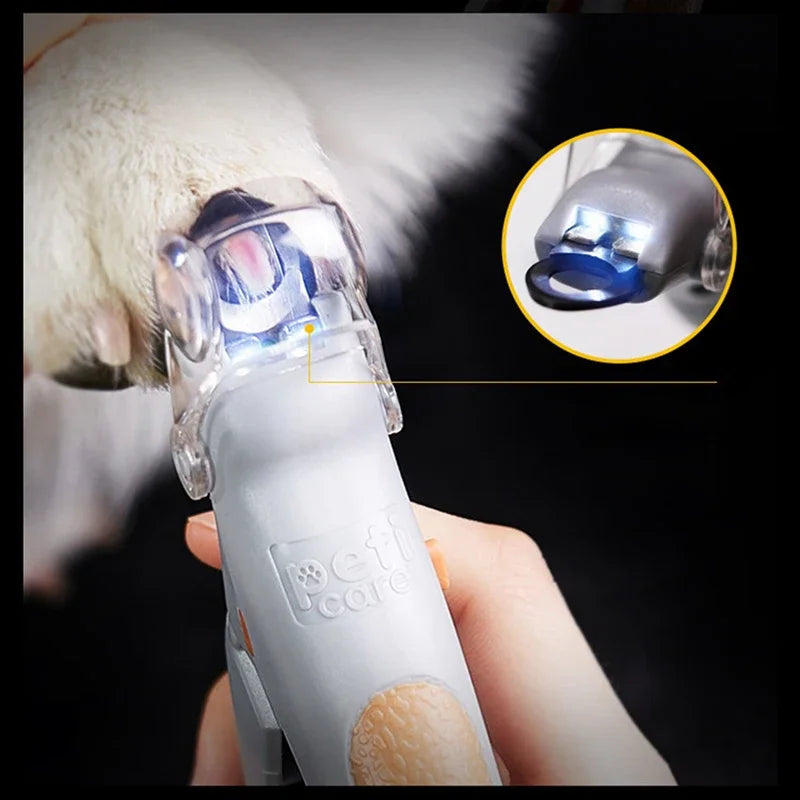 Pet Nail Clipper Scissors with LED Light