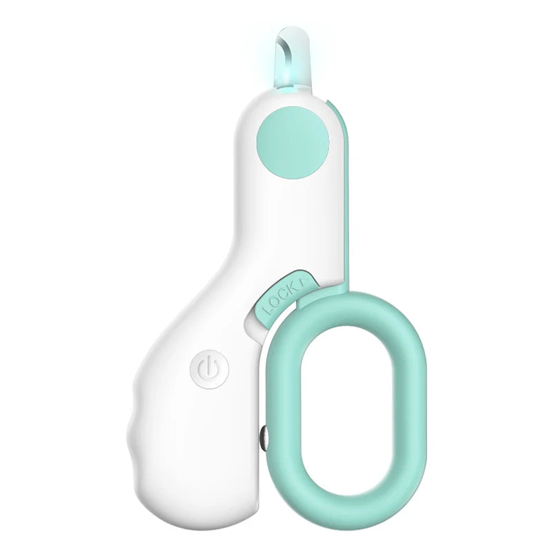 LED Light Pet Nail Clipper – Safety Lock Trimmer