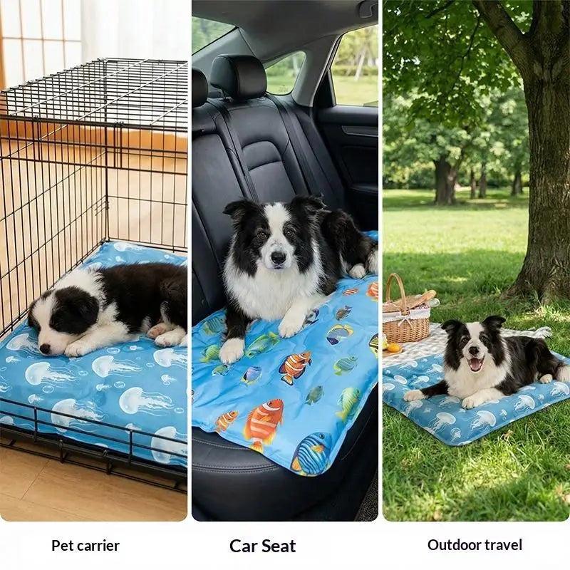 Self-Cooling Pet Ice Gel Pad – Non-Toxic Summer Bed
