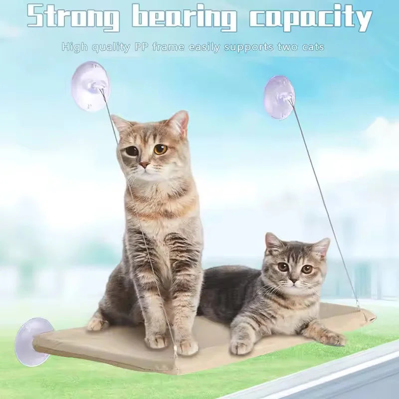 Suction Cup Cat Window Hammock – Easy-Install Perch