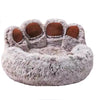 Fluffy Winter Dog Bed – Plush Basket for Small to Large Pets