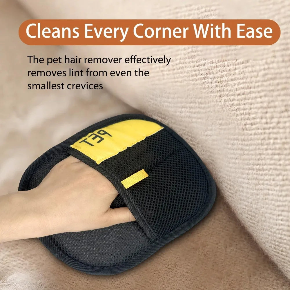 Electrostatic Pet Hair Remover Glove – Reusable Fur Tool