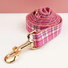 Plaid Dog Collar, Harness & Leash Set – Personalized