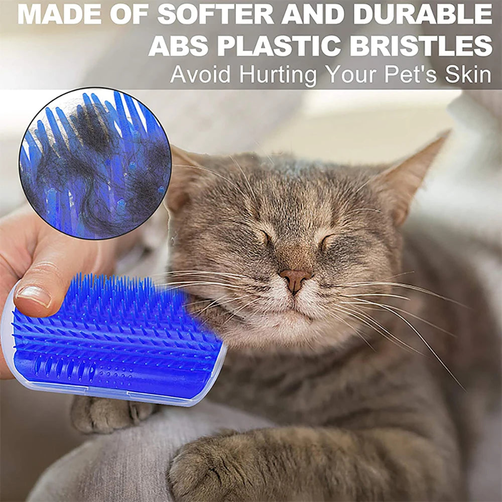 Cat Corner Massage Brush – Self-Grooming Scratcher Comb