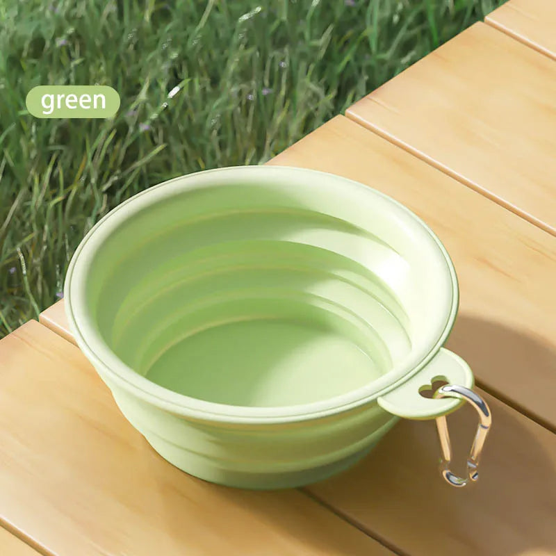 Foldable Silicone Travel Pet Bowl