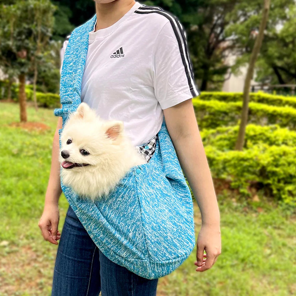 Quilted Cat Carrier Sling – Warm Winter Travel Bag