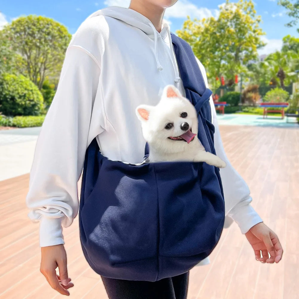 Quilted Cat Carrier Sling – Warm Winter Travel Bag