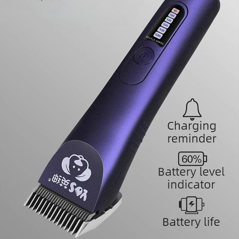 Silent Pet Hair Trimmer – Portable High-Power Clipper