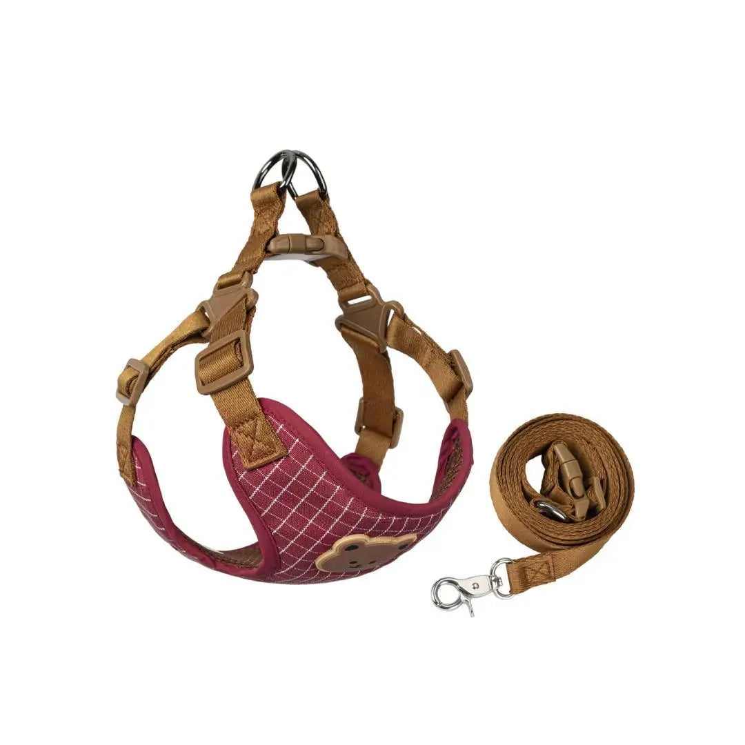 Breathable Dog Harness & Leash Set – Small Breeds