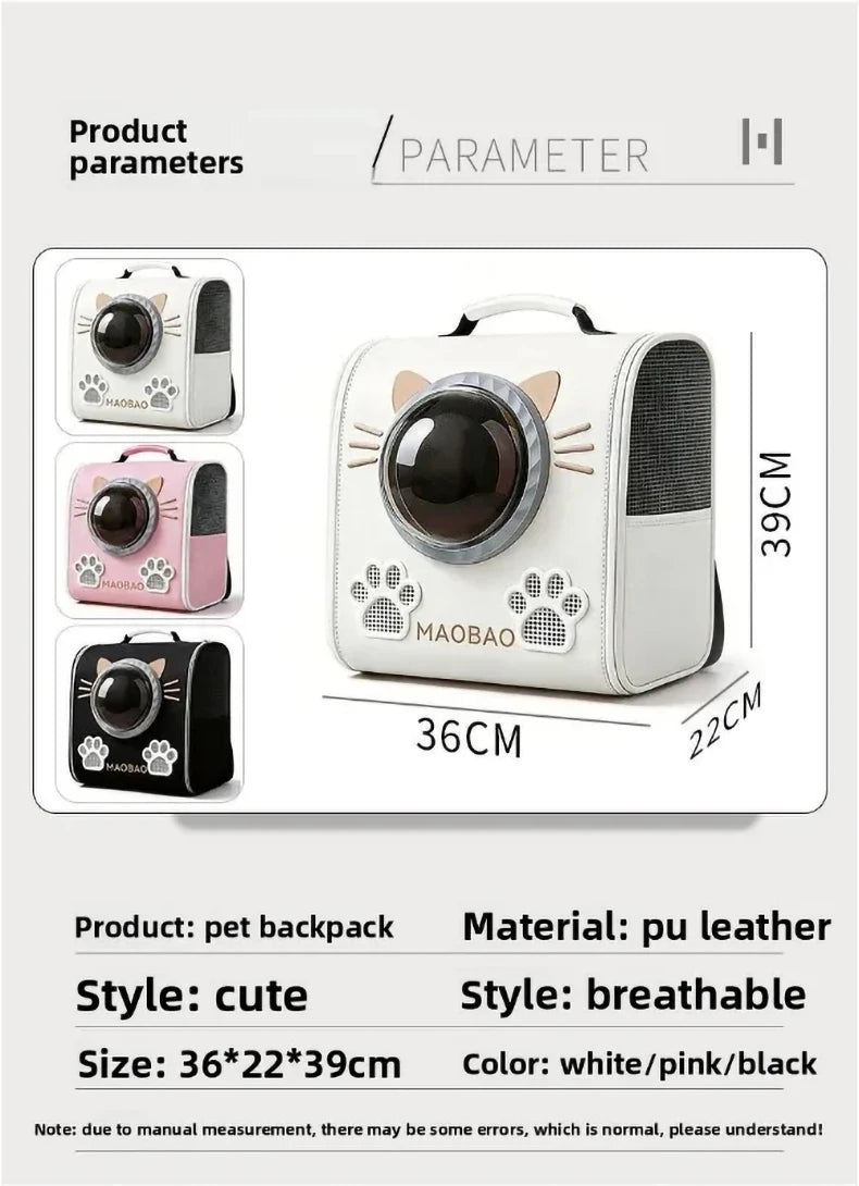 Space Capsule Cat Carrier Backpack