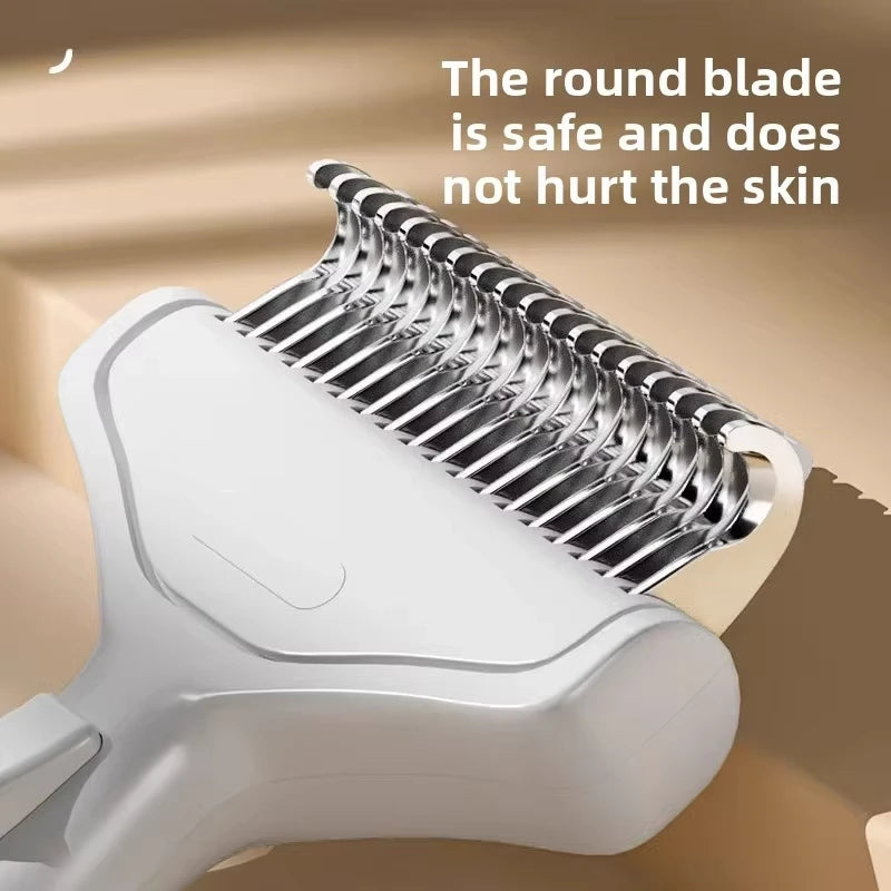 Stainless Steel Dog Deshedding Comb – Dematting Tool