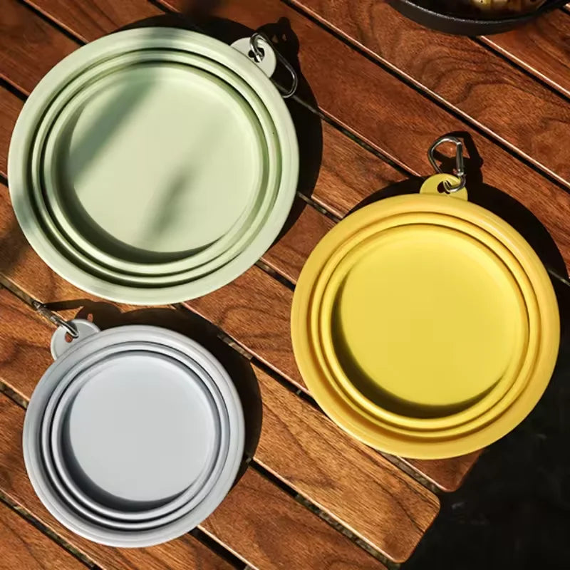 Foldable Silicone Travel Pet Bowl