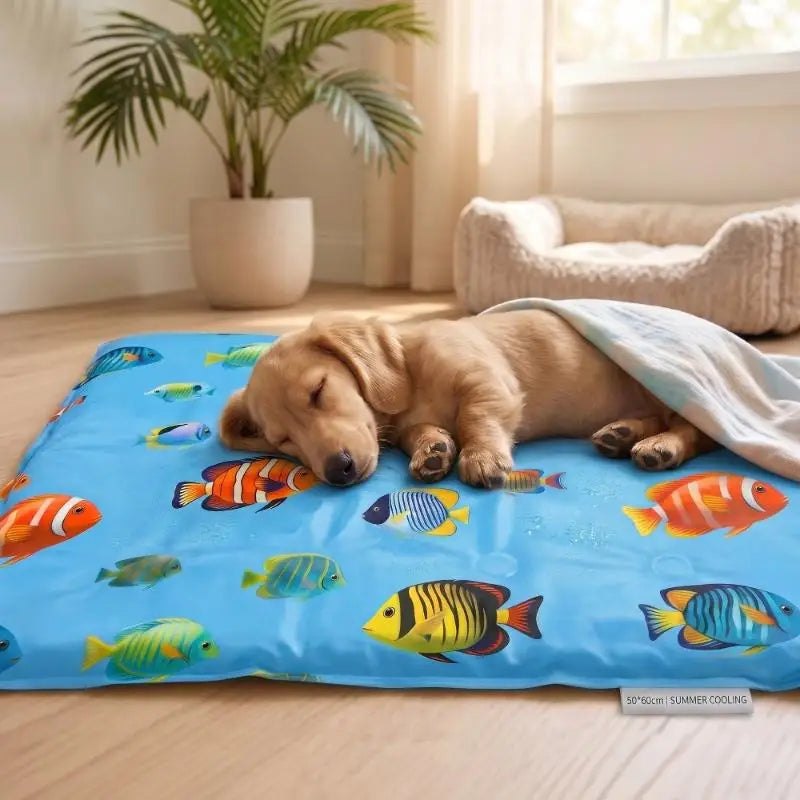 Self-Cooling Pet Ice Gel Pad – Non-Toxic Summer Bed