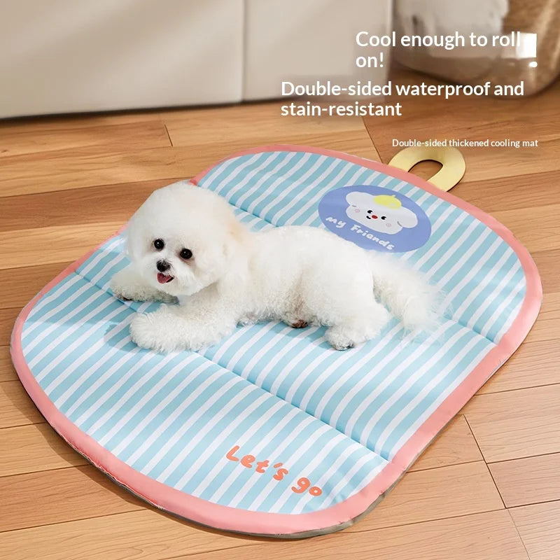 Foldable Double-Sided Pet Cooling Pad – Waterproof Mat