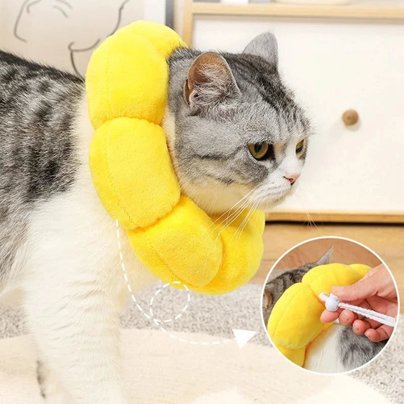 Soft Recovery Collar – Anti-Bite Cone for Cats & Dogs