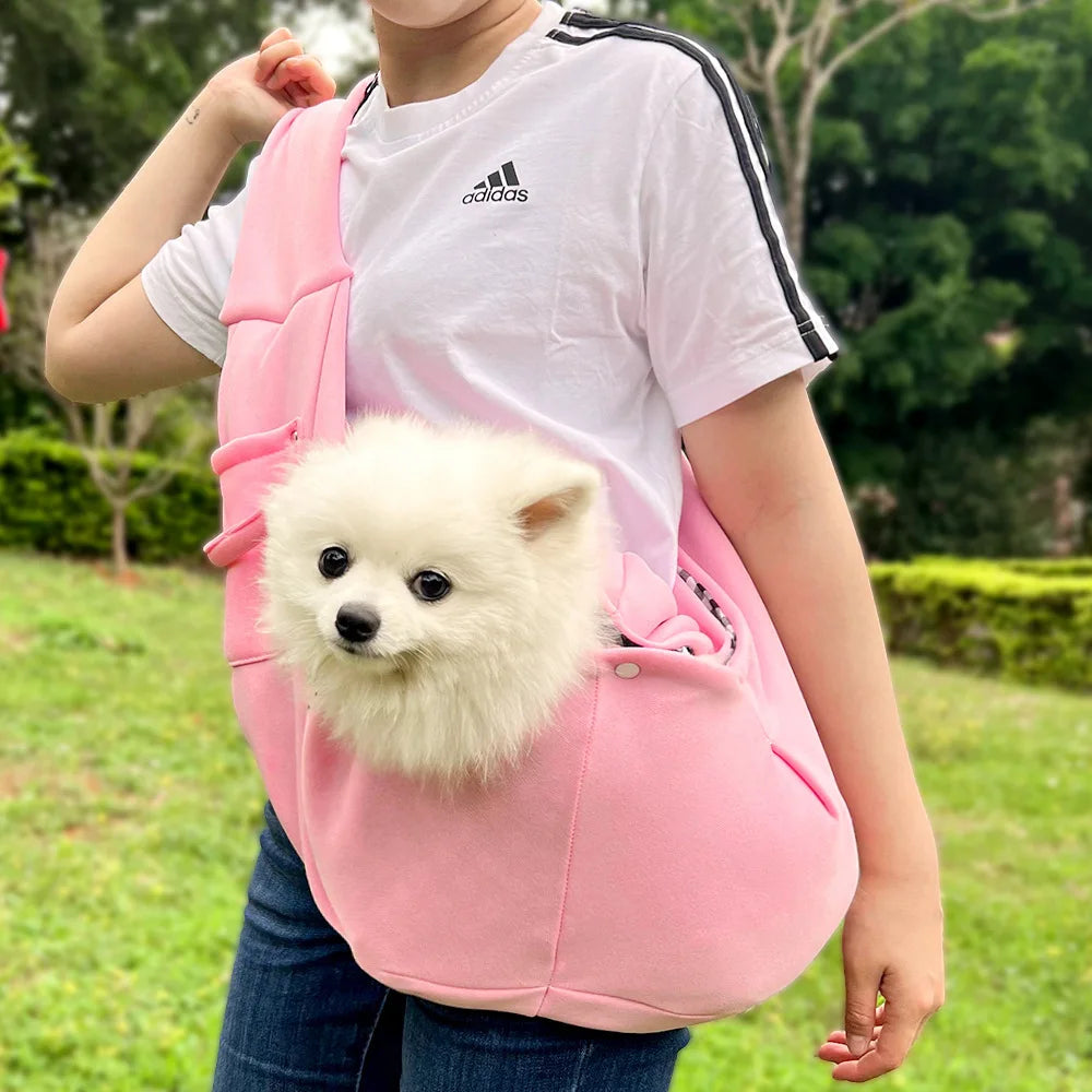 Quilted Cat Carrier Sling – Warm Winter Travel Bag