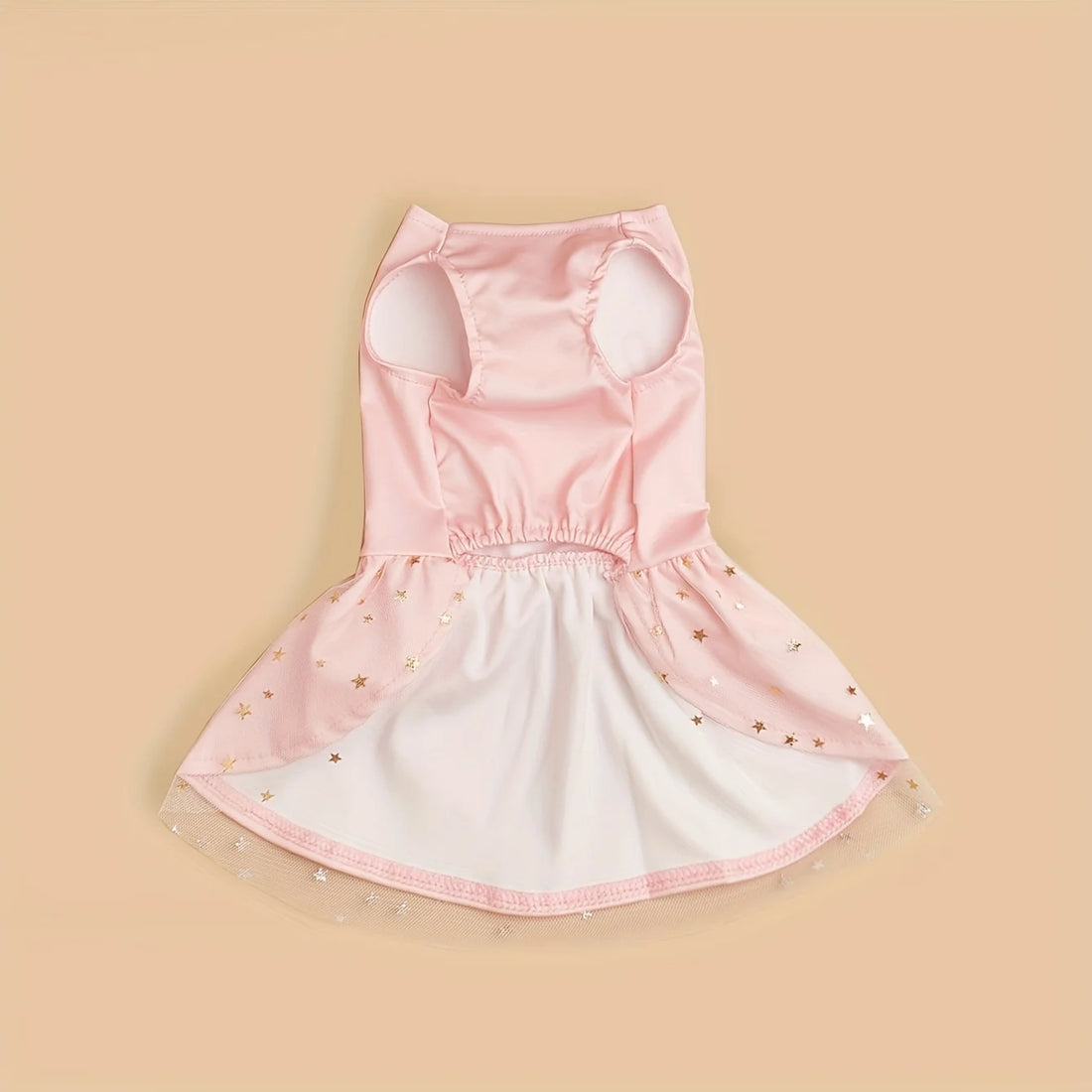 Pink Tulle Bowknot Sequin Dog Dress