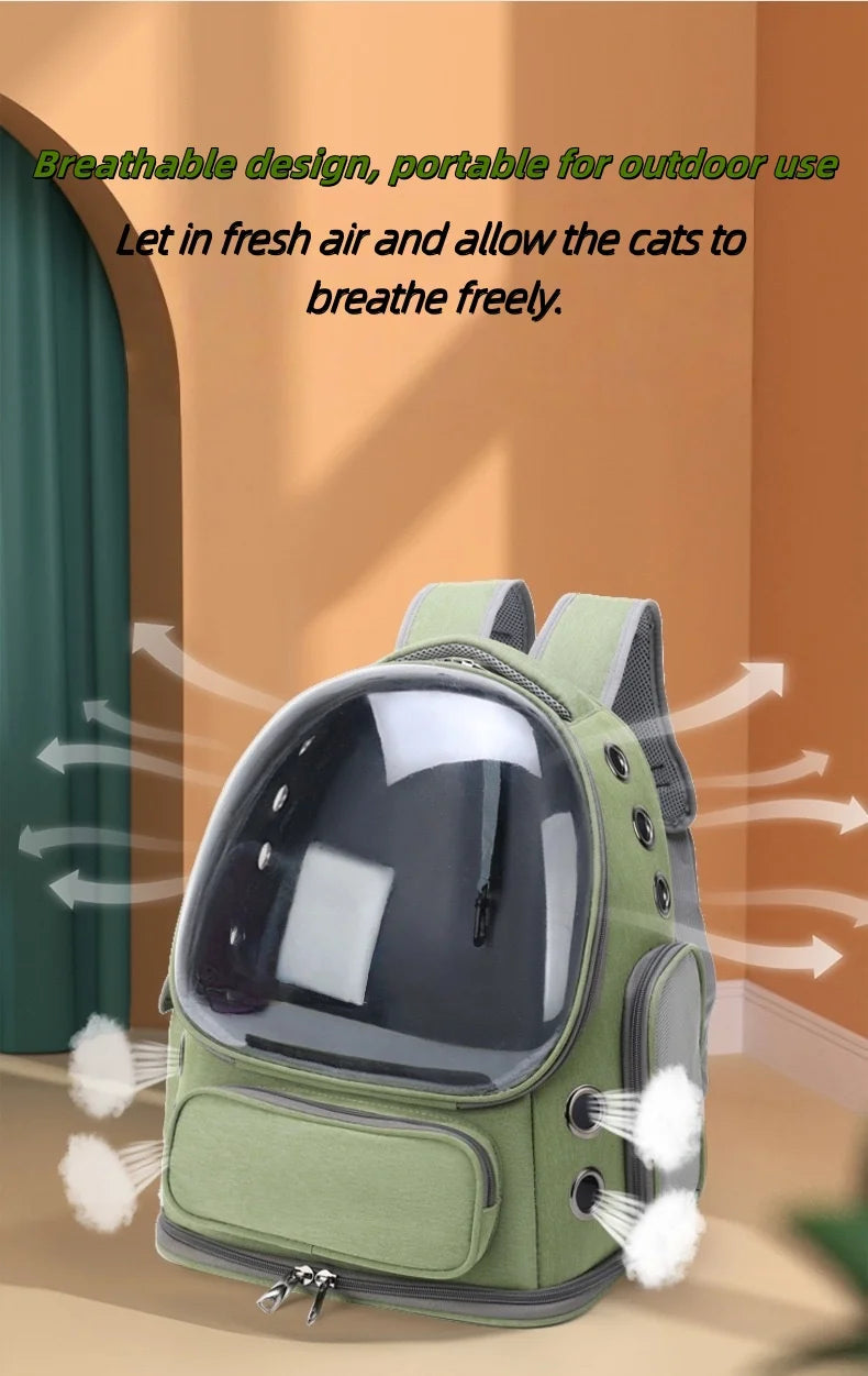 Transparent Pet Carrier Backpack