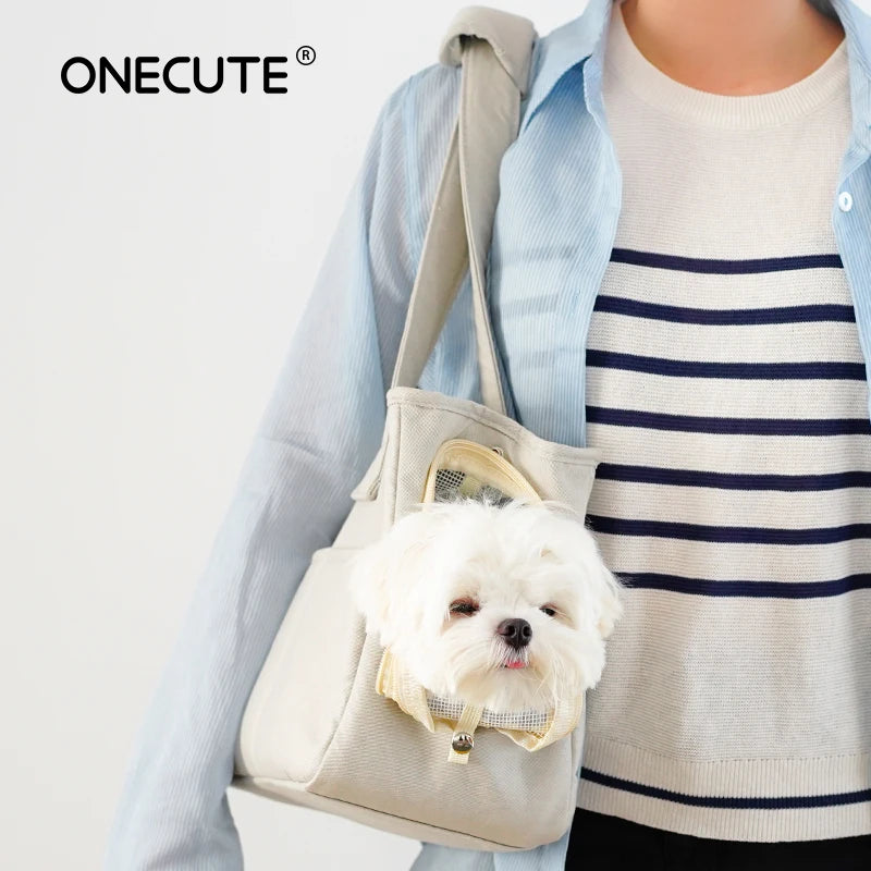 Portable Small Dog Shoulder Carrier Bag