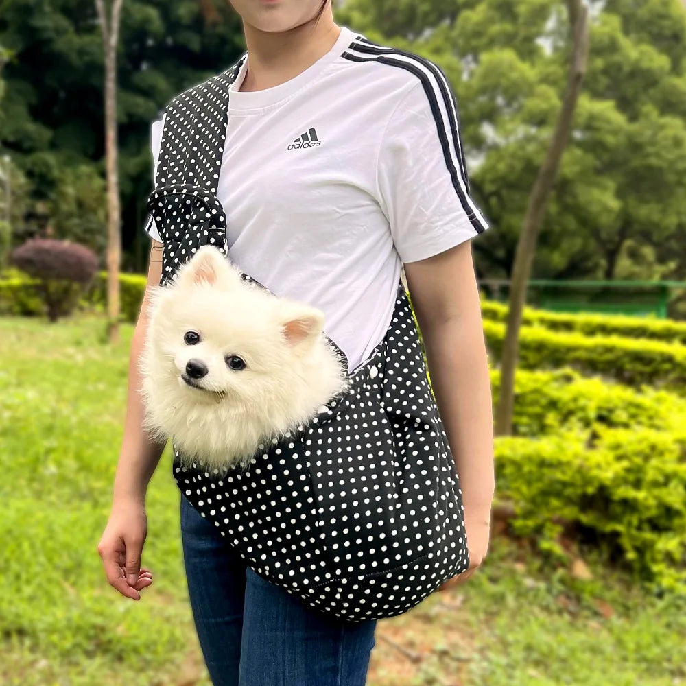 Quilted Cat Carrier Sling – Warm Winter Travel Bag